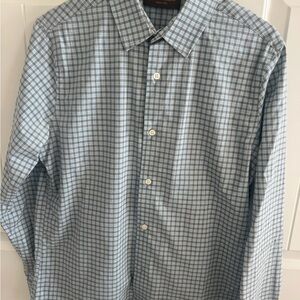 Classic Gray Checkered Men's Shirt